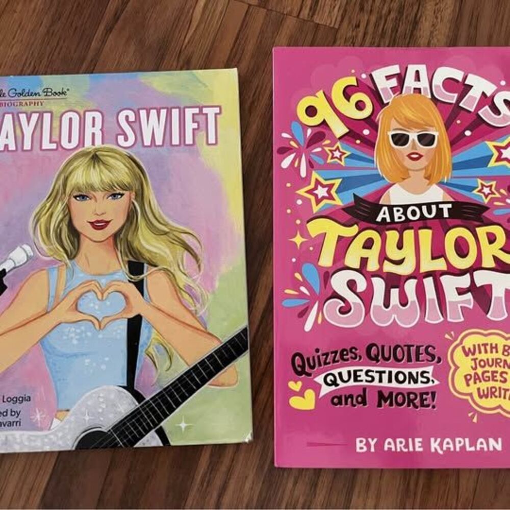 Taylor Swift Little Golden Book and 96 Facts Activity Book Set